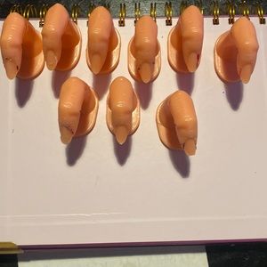 practice fingers for nail art